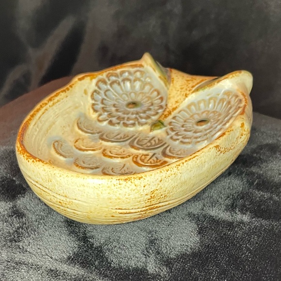 Vintage 1970’s MCM Ceramic Owl Trinket Dish - Picture 6 of 9
